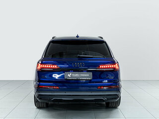 2019 Audi Q7 45 TDI II (4M) Рестайлинг, синий, 6350000 рублей, вид 5