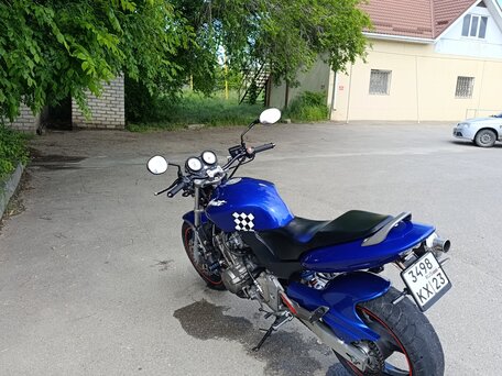 2002 Honda CB 600F Hornet, синий, 425000 рублей, вид 4