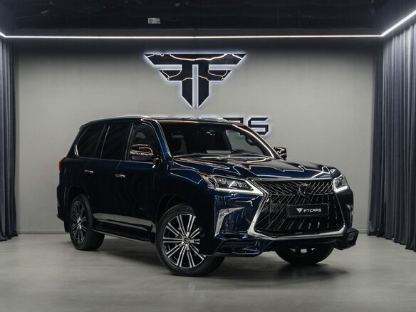 2018 Lexus LX 570 III Рестайлинг 2, синий, 9994000 рублей - вид 1