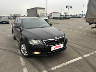 2013 Skoda Superb DSG II Рестайлинг, коричневый, 1035000 рублей, вид 3