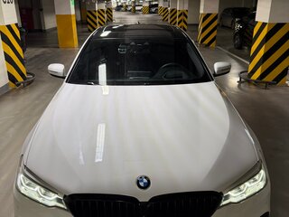 2020 BMW 5 серии 530i xDrive VII (G30/G31/G38), белый, 4950000 рублей, вид 3