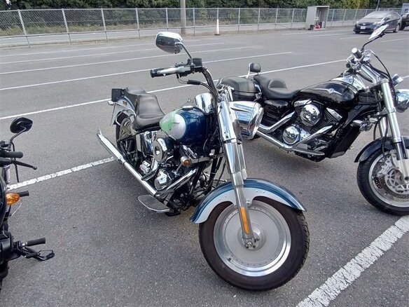 2000 Harley-Davidson Fat Boy, синий, 649000 рублей