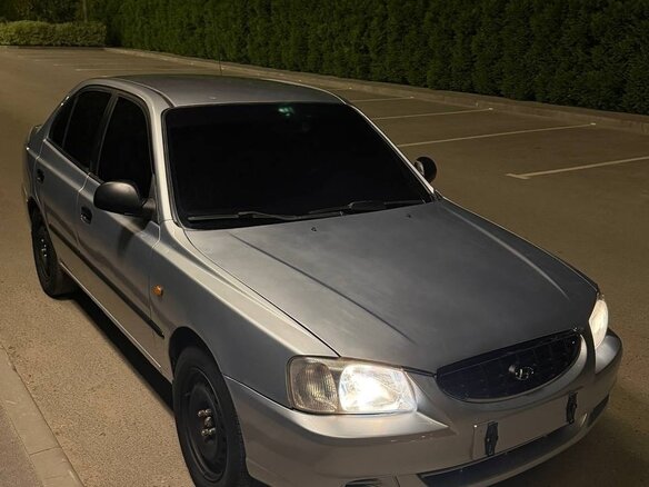 2008 Hyundai Accent ТагАЗ II, серебристый, 399000 рублей - вид 6