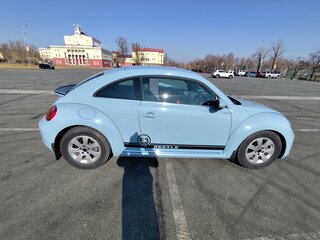 2012 Volkswagen Beetle II (A5), голубой, 1300000 рублей, вид 5