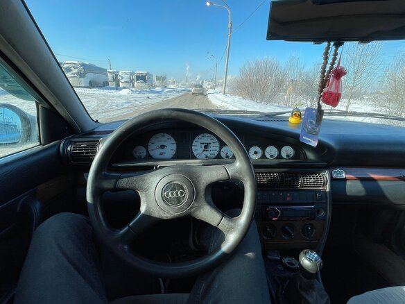 1991 Audi 100 IV (C4), белый, 295000 рублей - вид 12