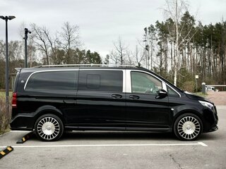 2021 Mercedes-Benz V-Класс Extra Long 260 экстра длинный III (W447) Рестайлинг, чёрный, 7620000 рублей, вид 3