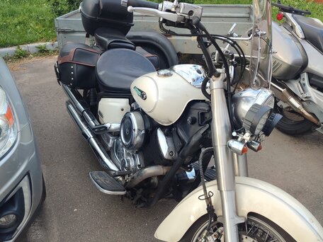 2003 Yamaha XVS1100, белый, 470000 рублей, вид 2