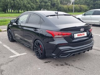 2018 Hyundai Solaris II, чёрный, 1200000 рублей, вид 4