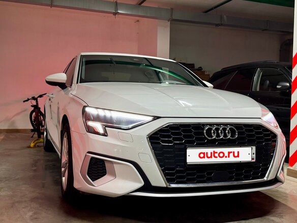 2021 Audi A3 35 TFSI IV (8Y), белый, 2990000 рублей - вид 1