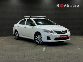 2010 Toyota Corolla X (E140, E150) Рестайлинг, белый, 1090000 рублей, вид 3