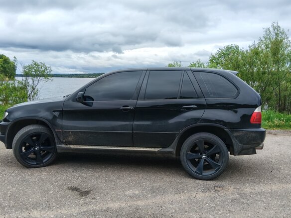 2003 BMW X5 3.0i I (E53), чёрный, 800000 рублей - вид 9