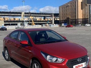 2018 Hyundai Solaris II, красный, 1500000 рублей, вид 3