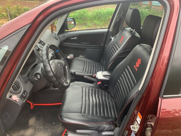 2008 Suzuki SX4 I (Classic), красный - вид 4
