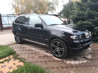 2006 BMW X5 4.4i I (E53) Рестайлинг, чёрный, 1950000 рублей, вид 1