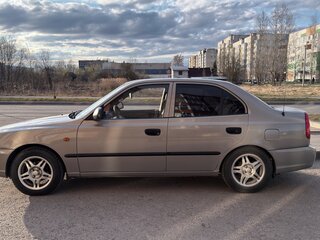 2008 Hyundai Accent ТагАЗ II, бежевый, 434000 рублей, вид 4