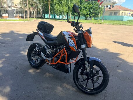 2013 KTM 200 Duke, оранжевый, 210000 рублей, вид 1