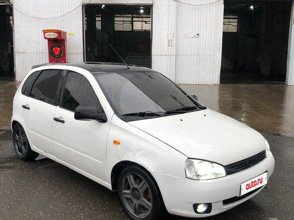 2009 Lada (ВАЗ) Kalina I, белый, 330000 рублей - вид 1