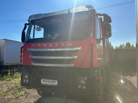 2021 IVECO-Hongyan 8x4 (CQ3406), красный, 1600300 рублей, вид 2