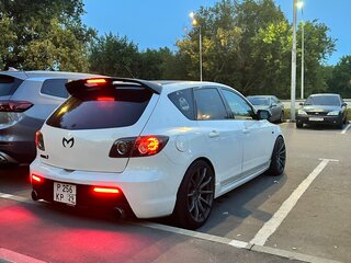 2008 Mazda 3 I (BK) Рестайлинг, белый, 790000 рублей, вид 5