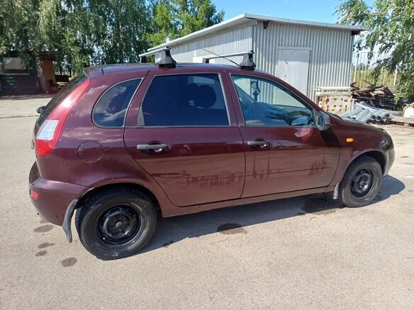 2012 Lada (ВАЗ) Kalina I, пурпурный - вид 2