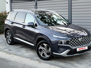 2021 Hyundai Santa Fe IV Рестайлинг, синий, 3630000 рублей, вид 1