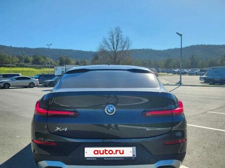 2021 BMW X4 20d II (G02) Рестайлинг, серый, 5900000 рублей, вид 4