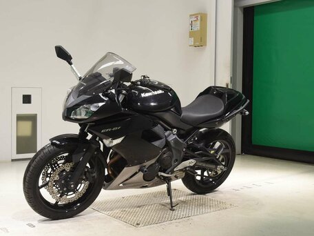 2010 Kawasaki ER-6F (Ninja 650R), чёрный, 435000 рублей, вид 4