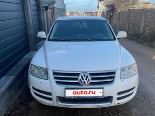 2004 Volkswagen Touareg I, белый, 800000 рублей, вид 1