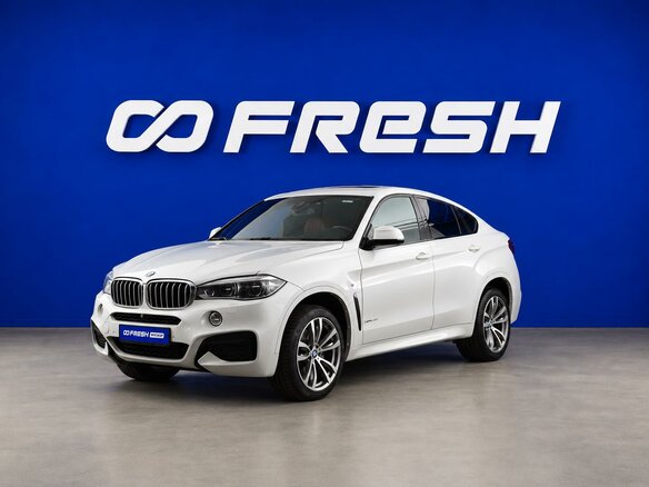 2017 BMW X6 40d II (F16), белый - вид 4