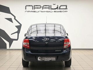 2013 Lada (ВАЗ) Granta I, синий, 459000 рублей, вид 4