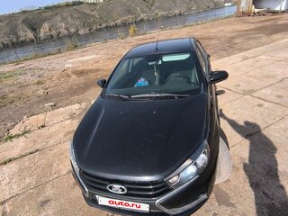 2017 Lada (ВАЗ) Vesta I, чёрный, 700000 рублей, вид 3