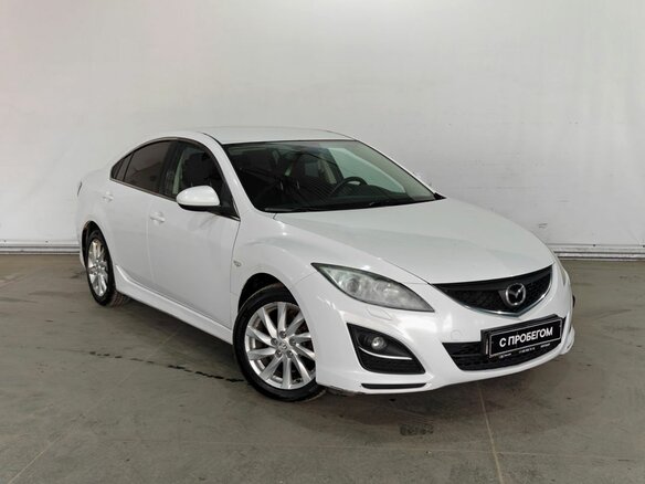 2010 Mazda 6 II (GH) Рестайлинг, белый, 899000 рублей - вид 2