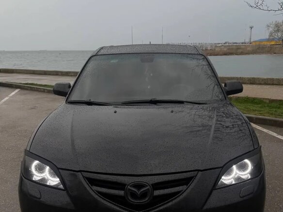 2007 Mazda 3 I (BK) Рестайлинг, чёрный, 1000000 рублей - вид 2