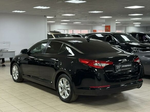 2013 Kia Optima III Рестайлинг, чёрный, 919000 рублей - вид 5