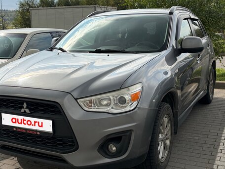 2014 Mitsubishi ASX I Рестайлинг, серый, 970000 рублей, вид 5