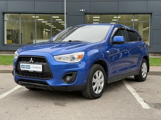 2014 Mitsubishi ASX I Рестайлинг, синий, 1199000 рублей, вид 1
