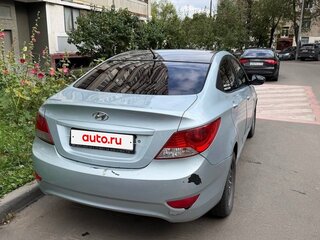 2011 Hyundai Solaris I, голубой, 399999 рублей, вид 4
