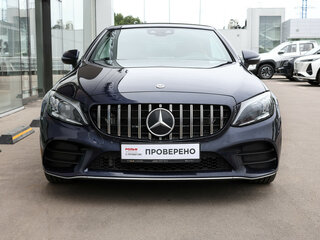 2020 Mercedes-Benz C-Класс 200 IV (W205) Рестайлинг, синий, 4100000 рублей, вид 3