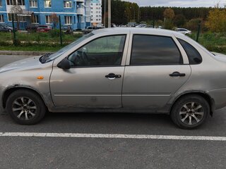 2006 Lada (ВАЗ) Kalina I, бежевый, 90000 рублей, вид 4