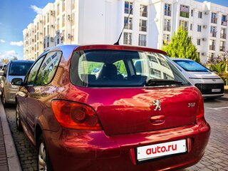 2007 Peugeot 307 I Рестайлинг, красный, 435000 рублей, вид 2
