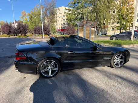 2002 Mercedes-Benz SL-Класс 500 5-speed V (R230), чёрный, 1900000 рублей, вид 5