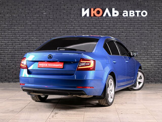 2018 Skoda Octavia III (A7) Рестайлинг, синий, 2480000 рублей, вид 4