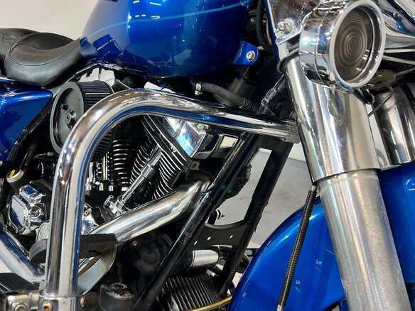 2006 Harley-Davidson Road King, синий, 510000 рублей - вид 14