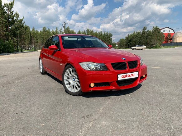 2007 BMW 3 серии 325i V (E90/E91/E92/E93), красный, 950000 рублей - вид 8
