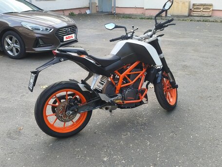 2014 KTM 390 Duke, белый, 250000 рублей, вид 3