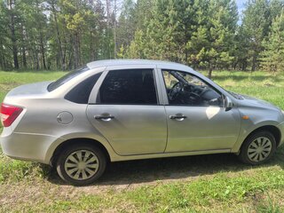 2014 Lada (ВАЗ) Granta I, серебристый, 220000 рублей, вид 3