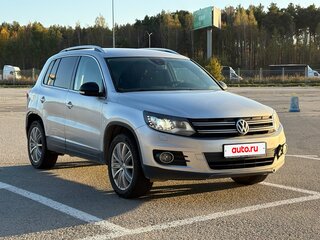 2013 Volkswagen Tiguan I Рестайлинг, серебристый, 1190000 рублей, вид 2