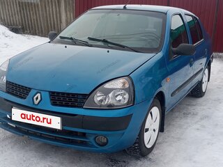 2002 Renault Symbol I Рестайлинг, синий, 265000 рублей, вид 3