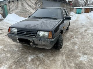 1997 Lada (ВАЗ) 2108, чёрный, 130000 рублей, вид 2