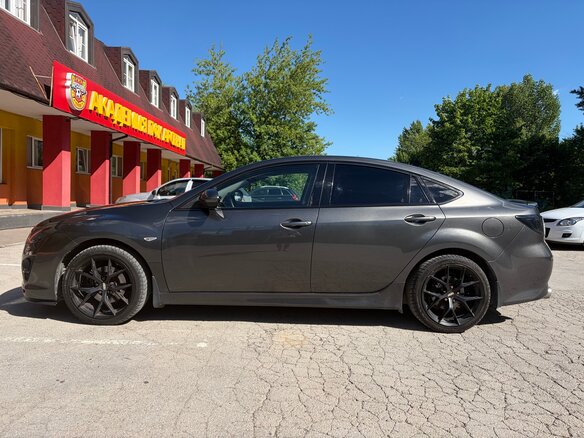 2011 Mazda 6 II (GH) Рестайлинг, серый, 750000 рублей - вид 8